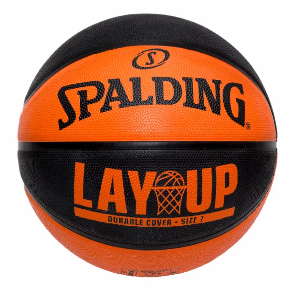 Bola Basquete Spalding Lay Up Laranja E Preto Outdoor