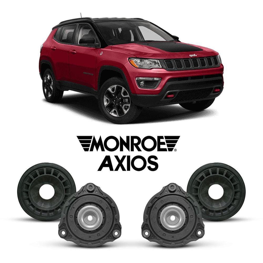 Par Suporte Com Rolamento Dianteiro Jeep Compass 2016 A 2020
