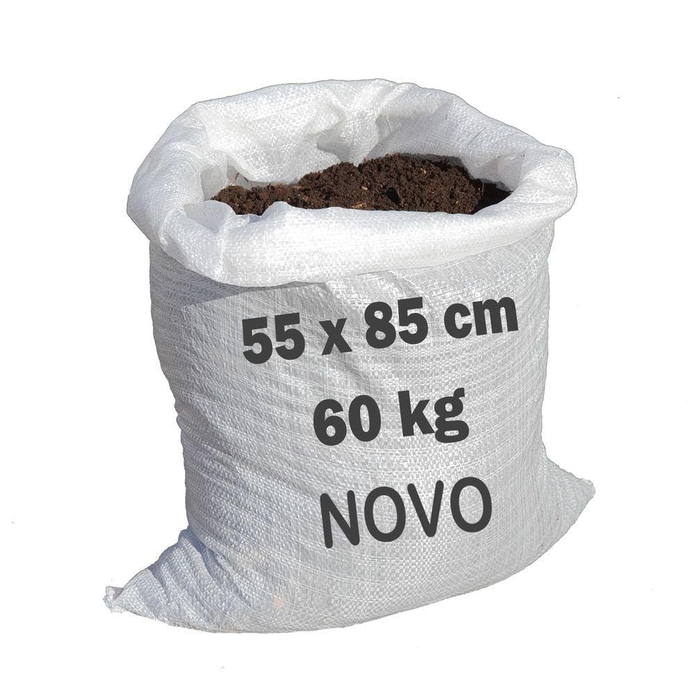 SACO RAFIA MULTIUSO ENTULHO 55x85 NOVO 10 UNID