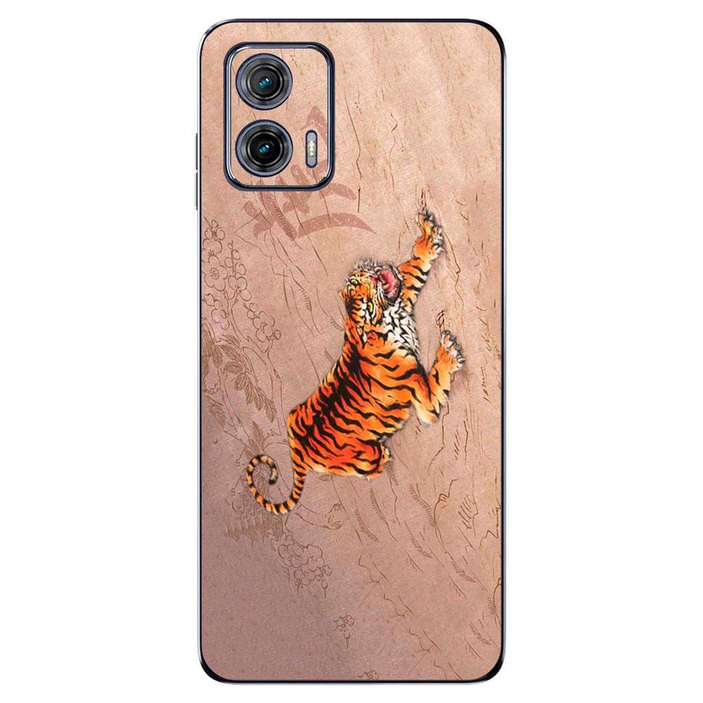 Capa Adesivo Skin243 Verso Para Motorola Moto G73 2023