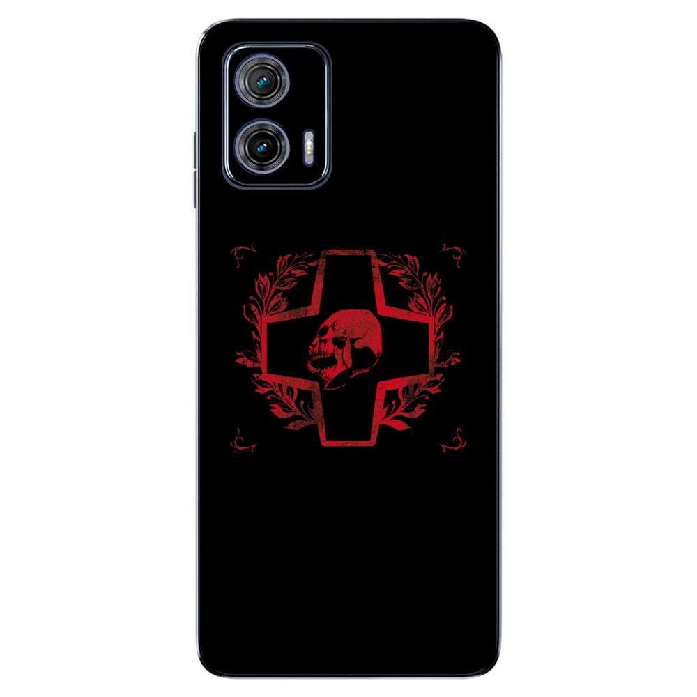 Capa Adesivo Skin023 Verso Para Motorola Moto G73 2023