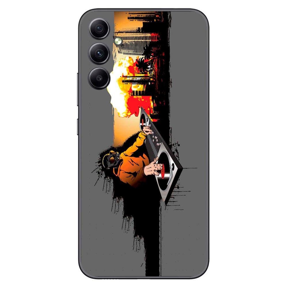 Capa Adesivo Skin264 Verso Para Samsung Galaxy A34