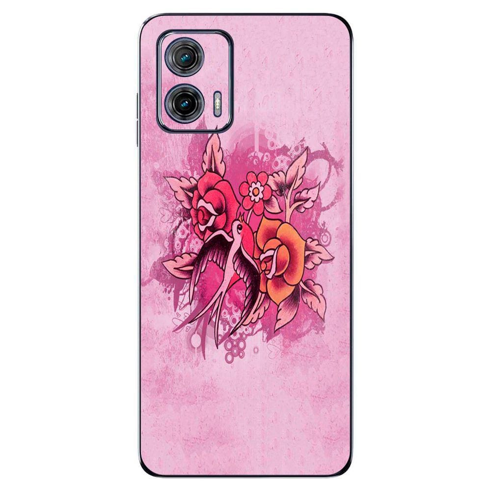 Capa Adesivo Skin007 Verso Para Motorola Moto G73 2023