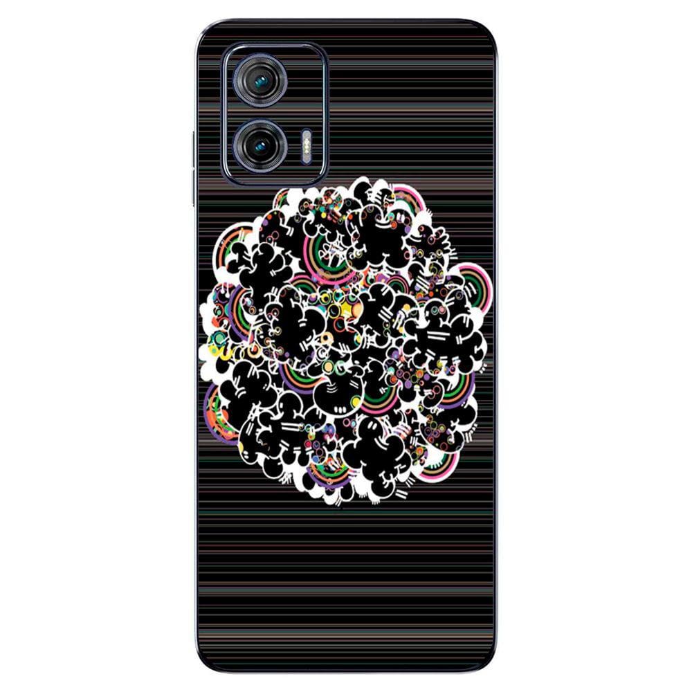 Capa Adesivo Skin110 Verso Para Motorola Moto G73 2023