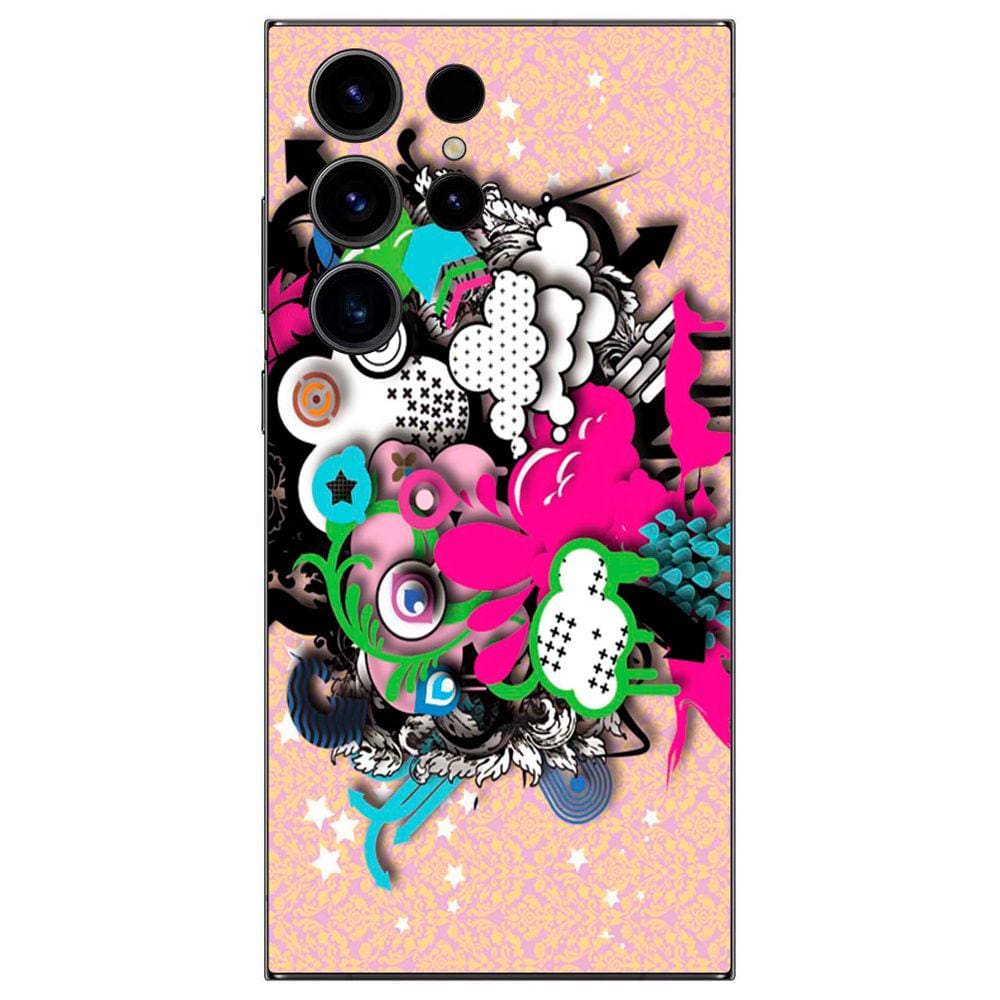 Capa Adesivo Skin104 Verso Para Samsung Galaxy S23 Ultra