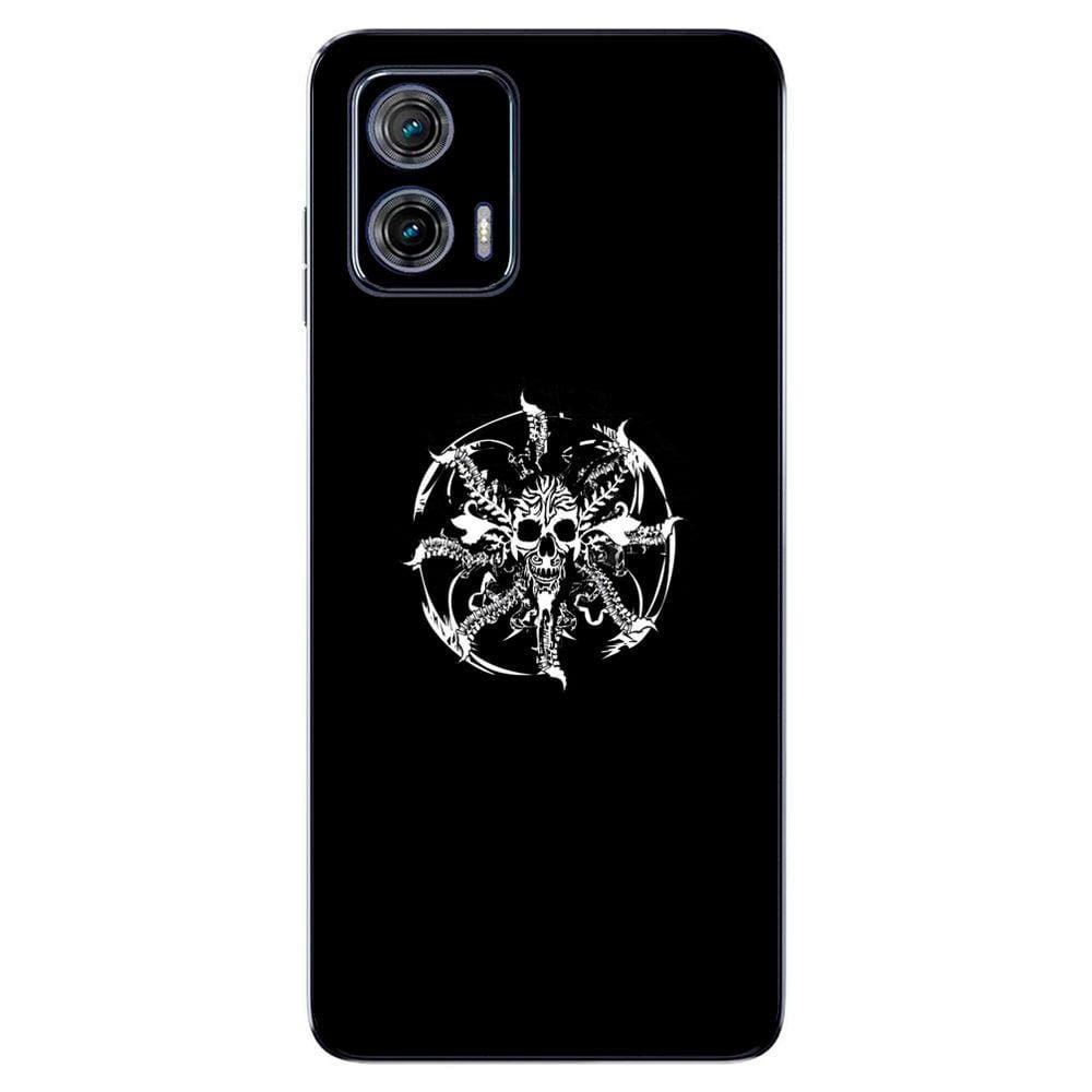 Capa Adesivo Skin016 Verso Para Motorola Moto G73 2023