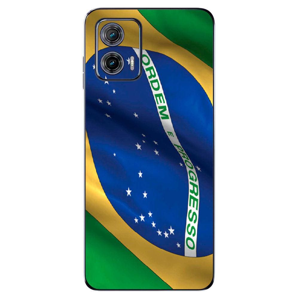Capa Adesivo Skin628 Verso Para Motorola Moto G73 2023