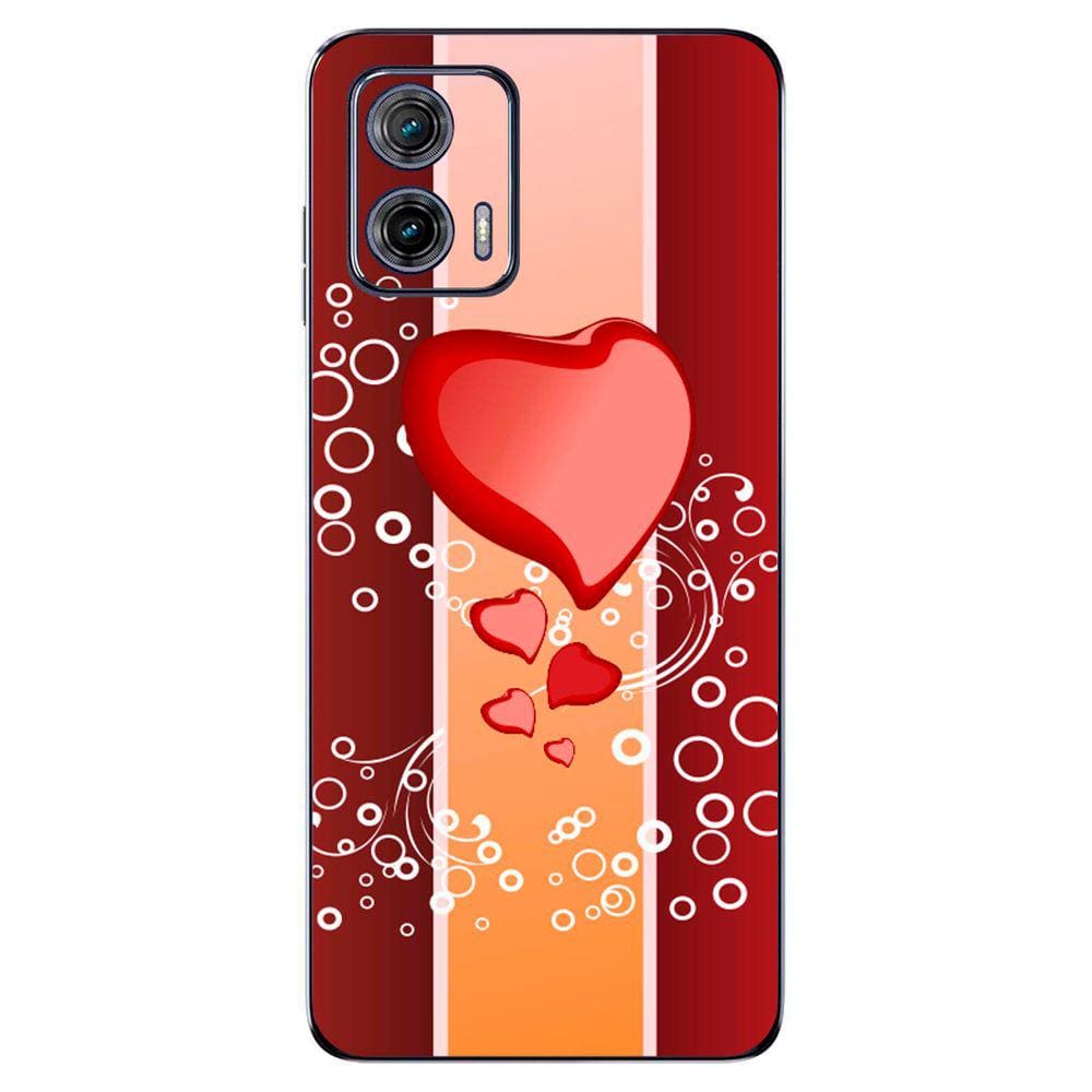 Capa Adesivo Skin372 Verso Para Motorola Moto G73 2023