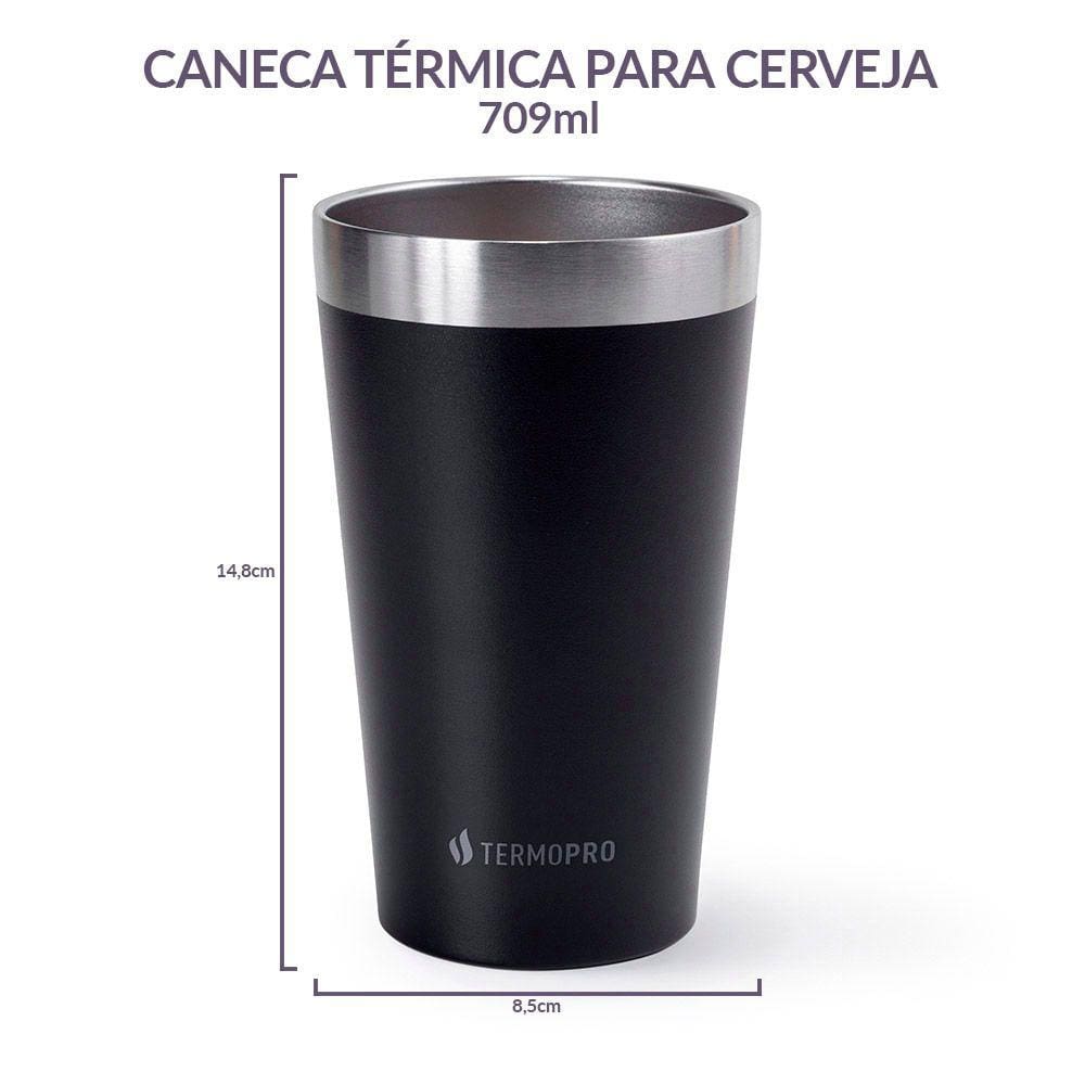 Copos para cerveja Térmico 500 ml 7 unidades com 7 cores diferentes Termopro