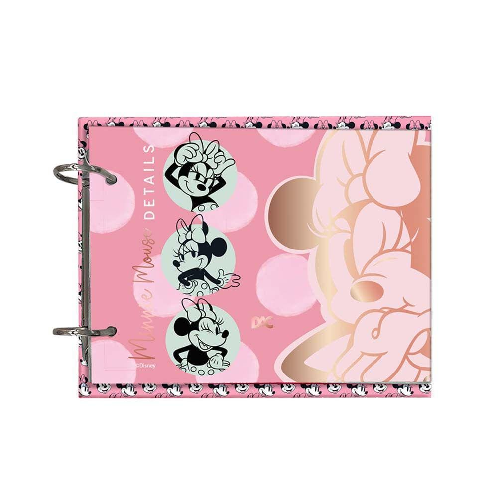 Mini ficheiro horizontal com capa em PVC Cristal - Disney Minnie
