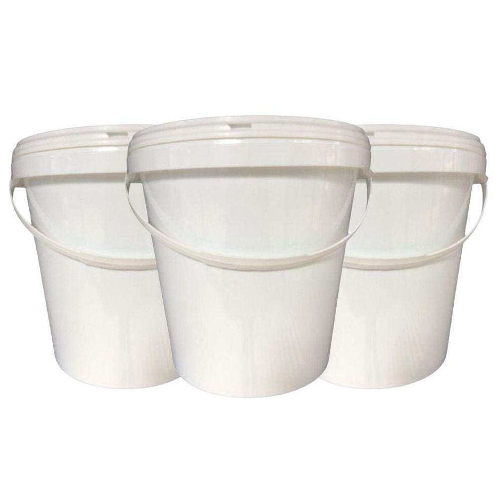 Balde Para Pizzaria De 3.6L Lacre - 3 Pçs