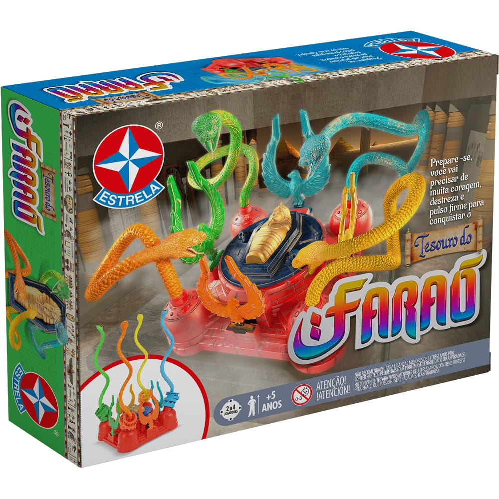 Jogo Tesouro Ataque Serpente Cobra Pegue Ouro Original