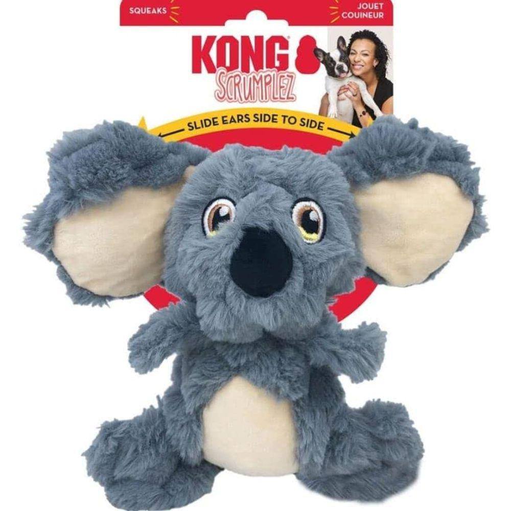 Brinquedo Pelúcia Kong Scrumplez Koala Para Cães - Médio