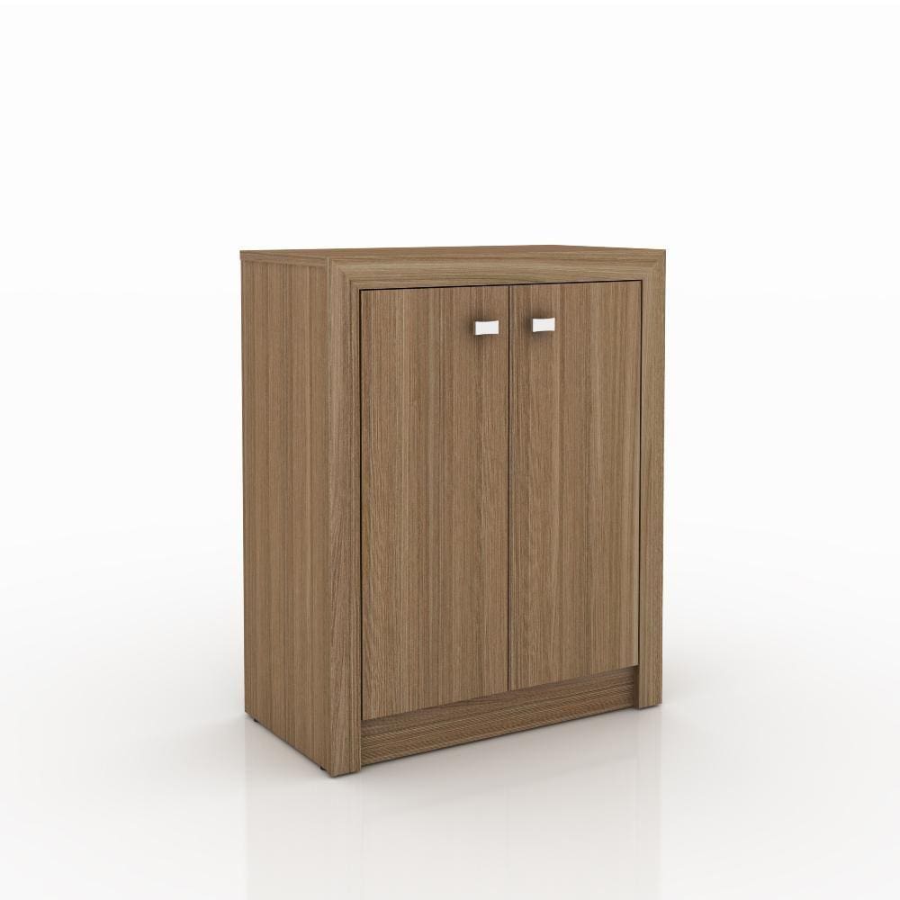 Balcão para Escritório 2 Portas Tecno Mobili - Amêndoa