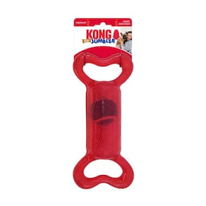 Brinquedo Interativo Kong Jumbler Tug Com Bola e Apito - MD/LG