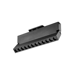 Módulo Led Projetor para Trilho Nordecor Duli 12W 22Cm Bivolt Preto 3000K Luz Amarela
