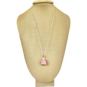 Pingente Prata 950 Opala Rosa - Ponte Vecchio Joias