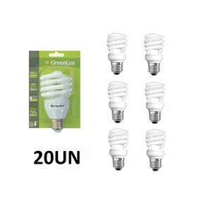 Lâmpada Fluorescente Compacta Modelo Mini Espiral - 23w/127v - Caixa com 20 Lâmpadas