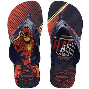 Sandália Infantil Havaianas Kids Max Heróis - Marinho e Branco