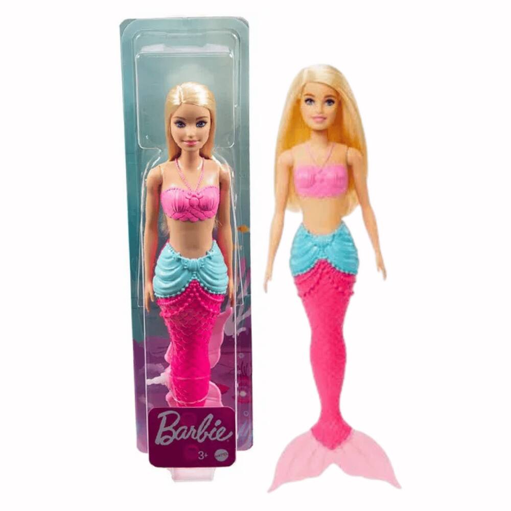 Boneca Barbie Dreamtopia Sereia Loira C Luz Brilhante MATTEL