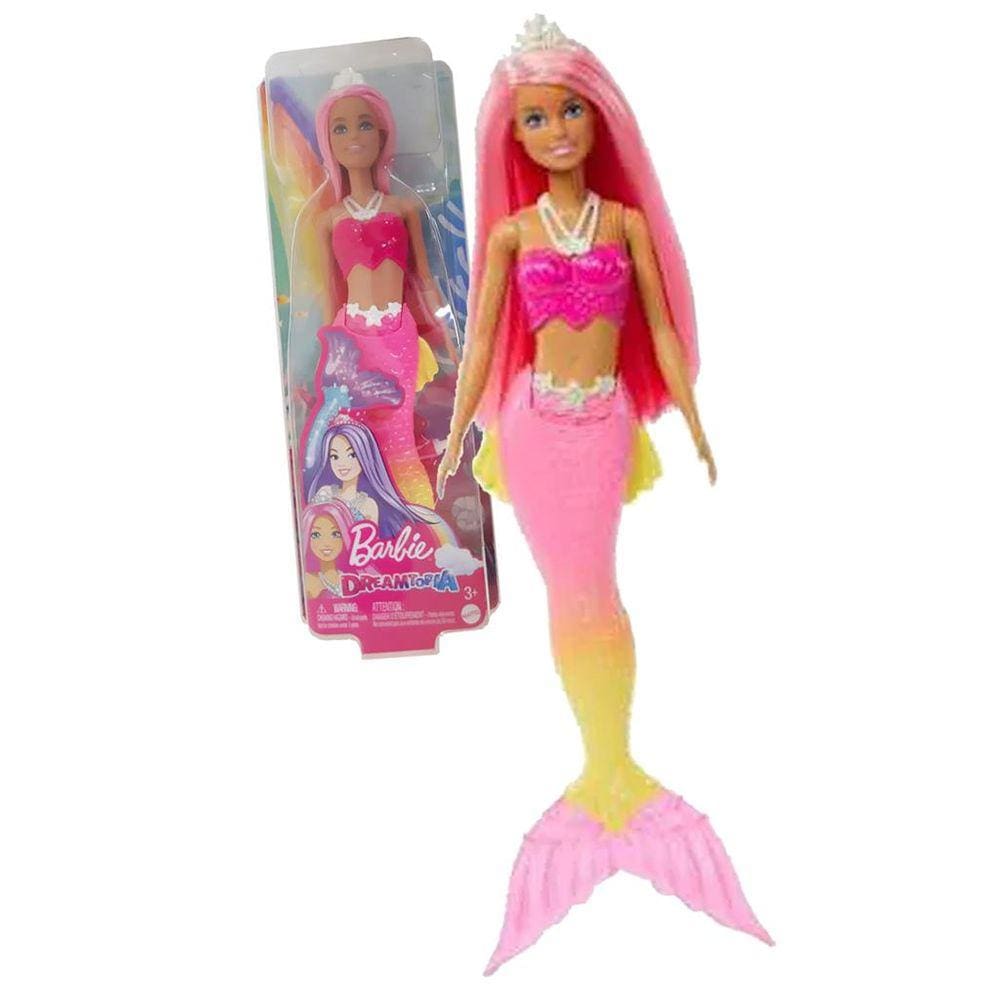 Barbie Sereia com Golfinho - Mattel - Bonecas - Compra na