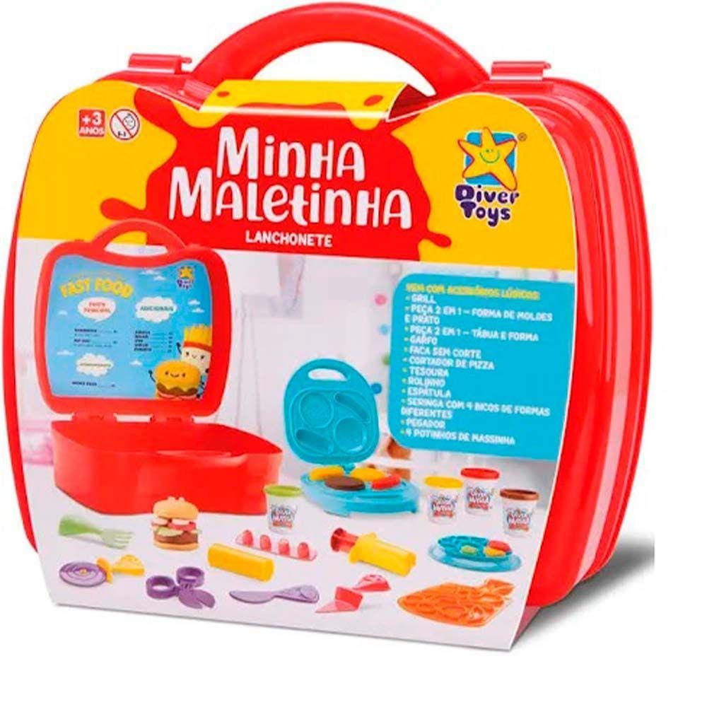 Kit Massinha de Modelar - Diver Massa - Lanchonete - Divertoys