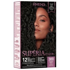 Amend Supéria Color 300 Castanho Escuro - Tonalizante