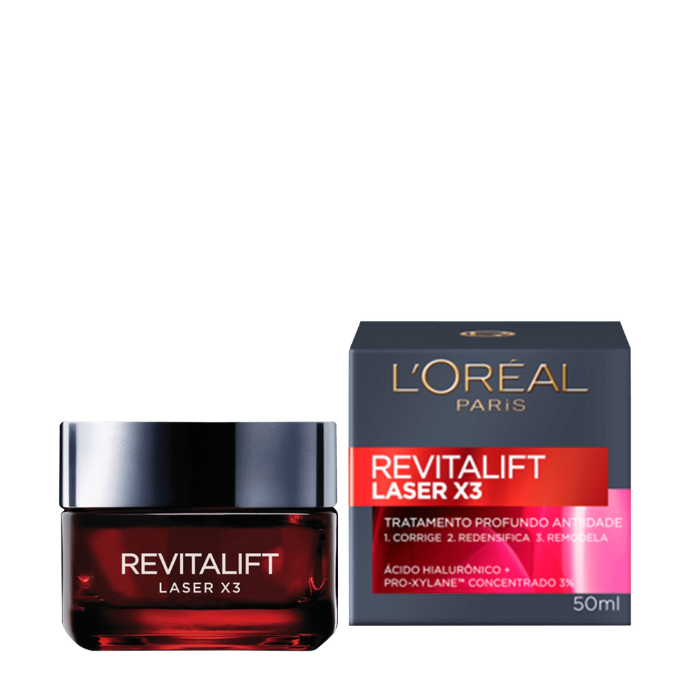L`Oréal Paris Revitalift Laser X3 - Creme Anti-Idade 50ml