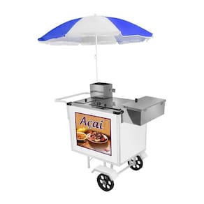 Carrinho de Açaí com Rodas Maciças Guarda Sol BL15M/GS Cefaz