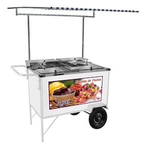 Carrinho de Salada de Frutas Açaí Luxo com Toldo BL18P/T