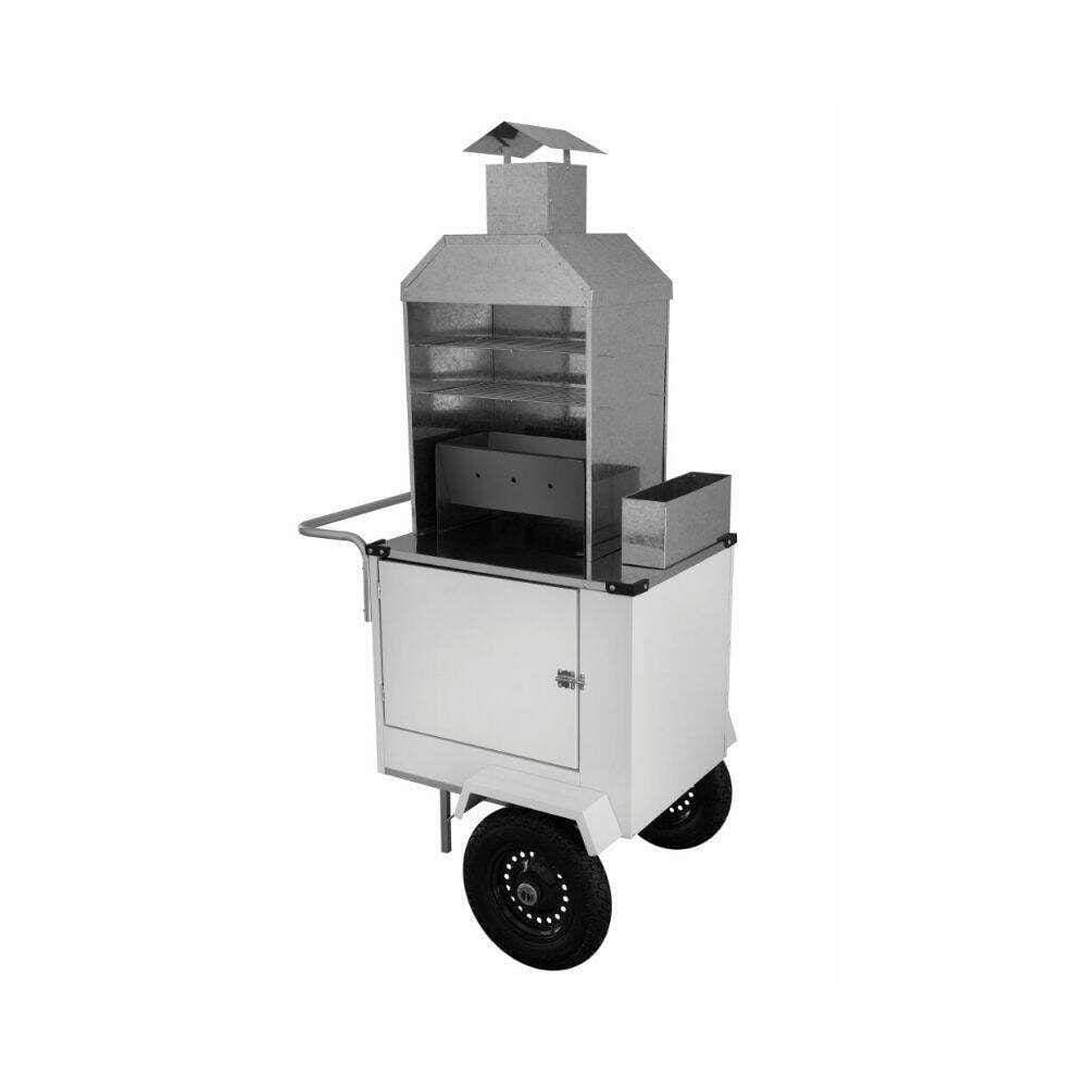 Carrinho de Churrasco Econômico Rodas Pneumáticas BEC02P