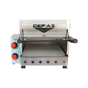 Forno de Pizza a Gás Refratário C/ Grill Infravermelho - Cefaz