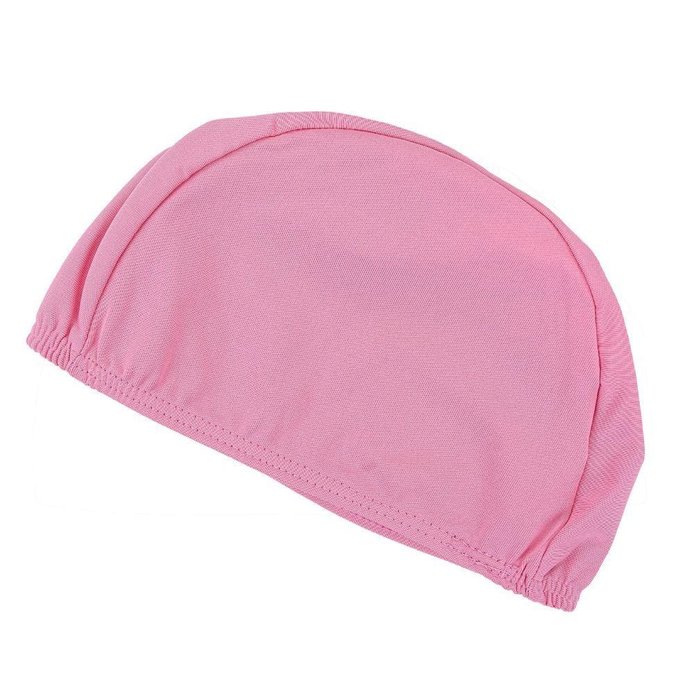 Touca Natação Bebê Proteção UV Lisa Rosa Everly