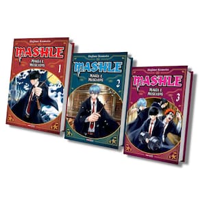Mashle Magia e Músculos Mangá Vol. 1 Ao 3 - KIT Harry Potter Maromba em Português