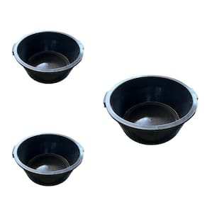 3 Bacia Plástica 35 Litros Pr Profissional Reforçada Roupa
