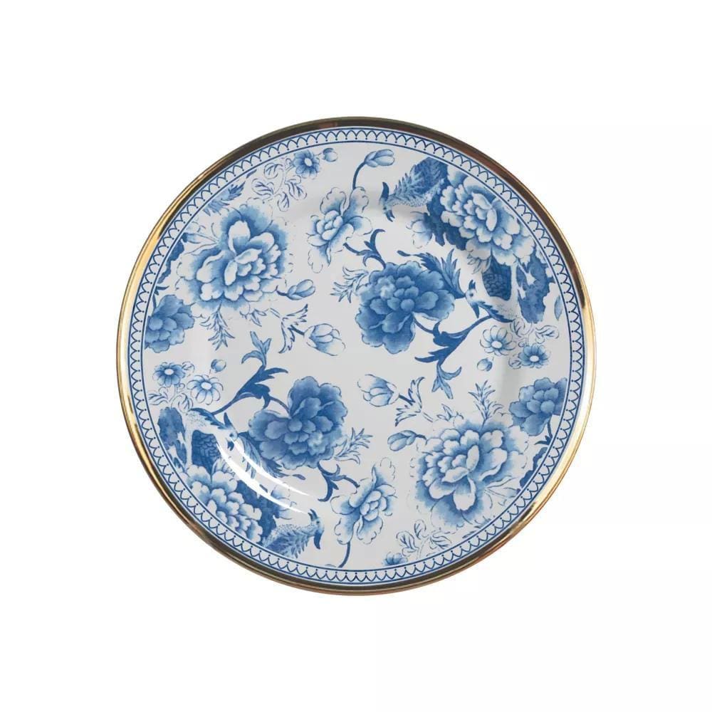 Conjunto de 6 Pratos de Sobremesa - Chinese Blue