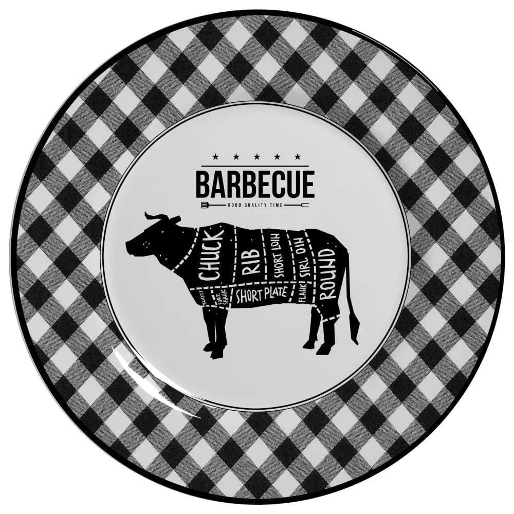 Conjunto de 6 Pratos Rasos - Barbecue