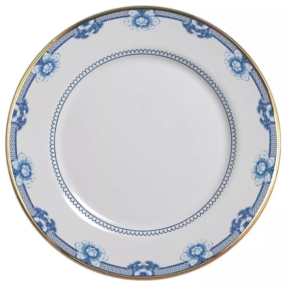Conjunto de 6 Pratos Rasos - Chinese Blue