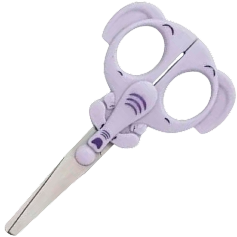 Tesoura escolar infantil Animal Planet Molin Elefante