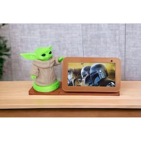 Suporte Baby Yoda Amazon Alexa Echo Show 5 - Decoração