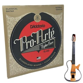 Jogo de Cordas Daddario EJ45 em Nylon Core Para Violão Pro Arté