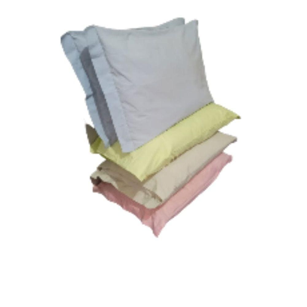 2 Fronha Avulsa 2 Abas Percal 100% Algodão cor rosa