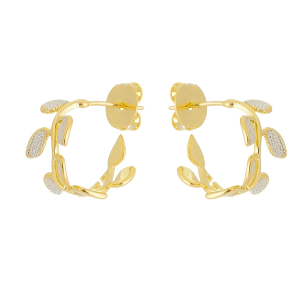 Brinco De Argola Tarraxa Banhado A Ouro18k Hipoalérgico