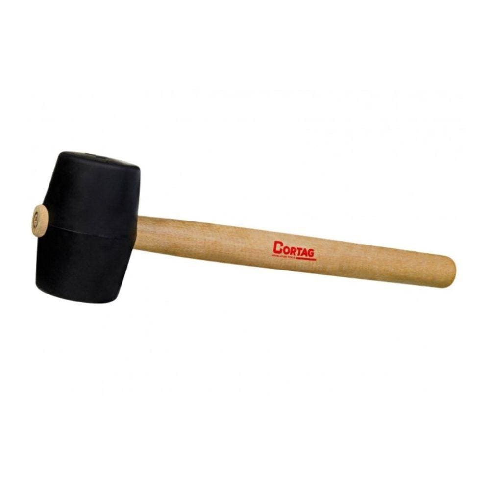 Martelo De Borracha Preto 50Mm - Tipo Americano - Cortag