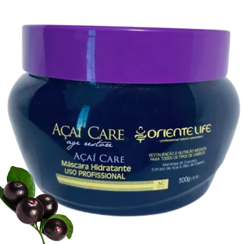 Máscara Hidratante Açai Care Com Manteiga De Cupuaçu