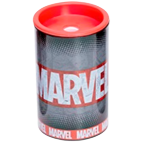 Apontador com reservatório de metal Molin Marvel Cinza