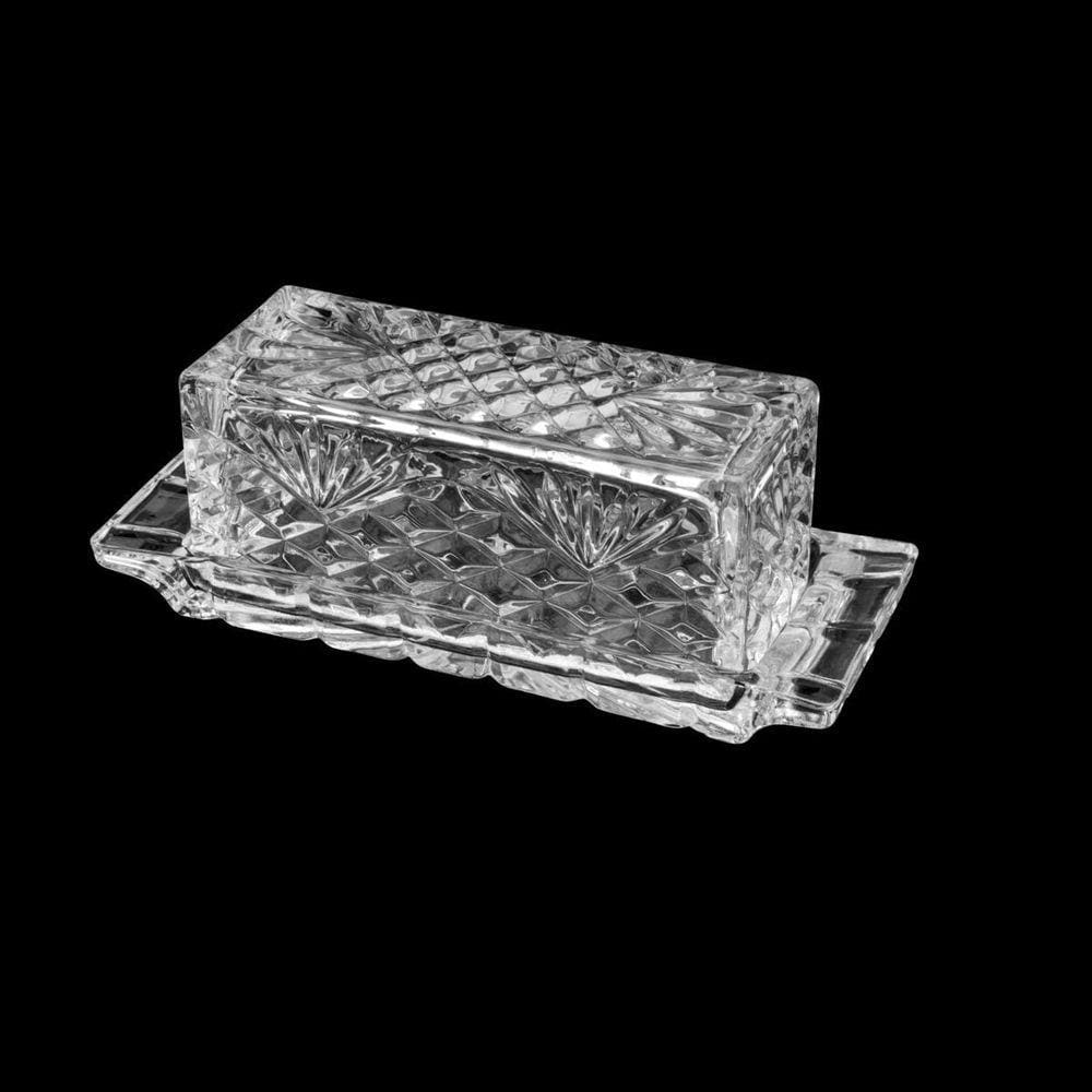 Manteigueira Ou Porta Bolachas De Cristal