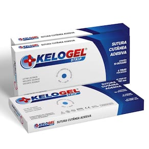 Tira Sutura Kelogel Strip 12Mmx100Mm Ponto Falso 180 Tiras