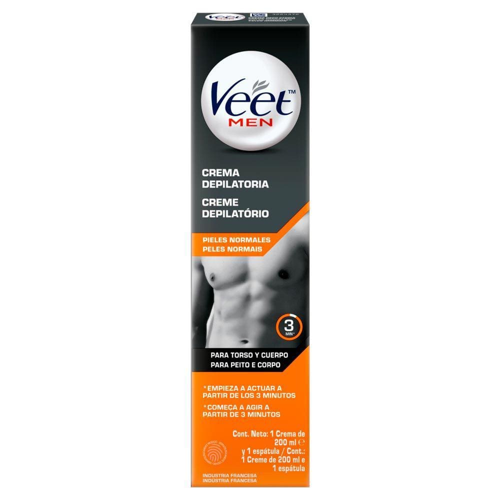Creme Depilatório Veet Men Peles Normais 200ml