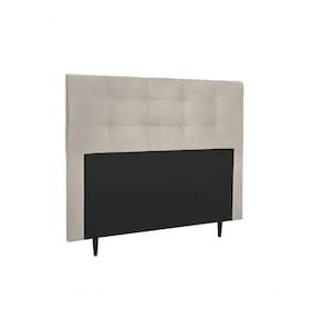 Painel Cabeceira Cama Box Casal Luna 1,40cm Tecido:suede;cor:bege